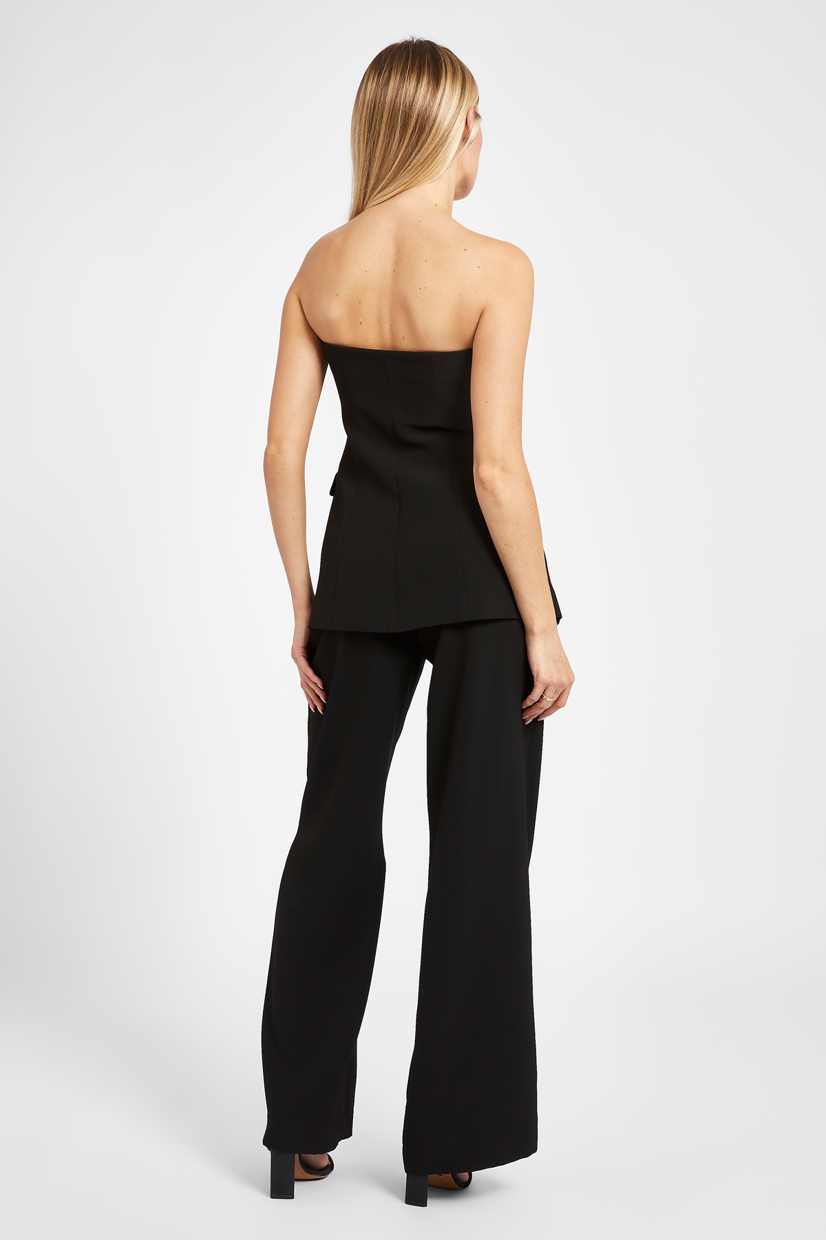 Strapless Peplum Bodice - Black