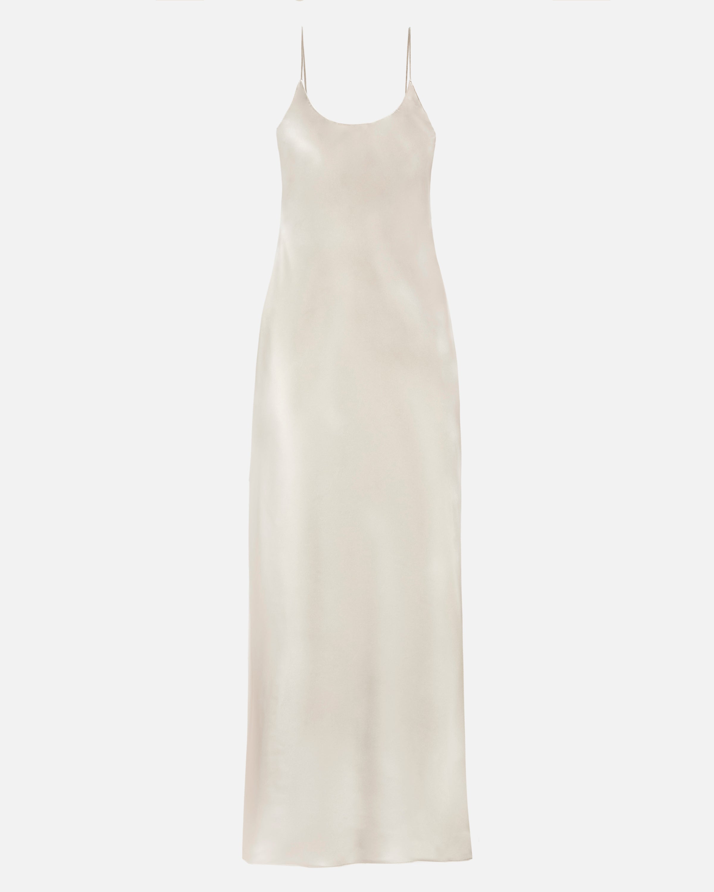 Satin Scoop Neck Camisole Maxi Dress - Champagne