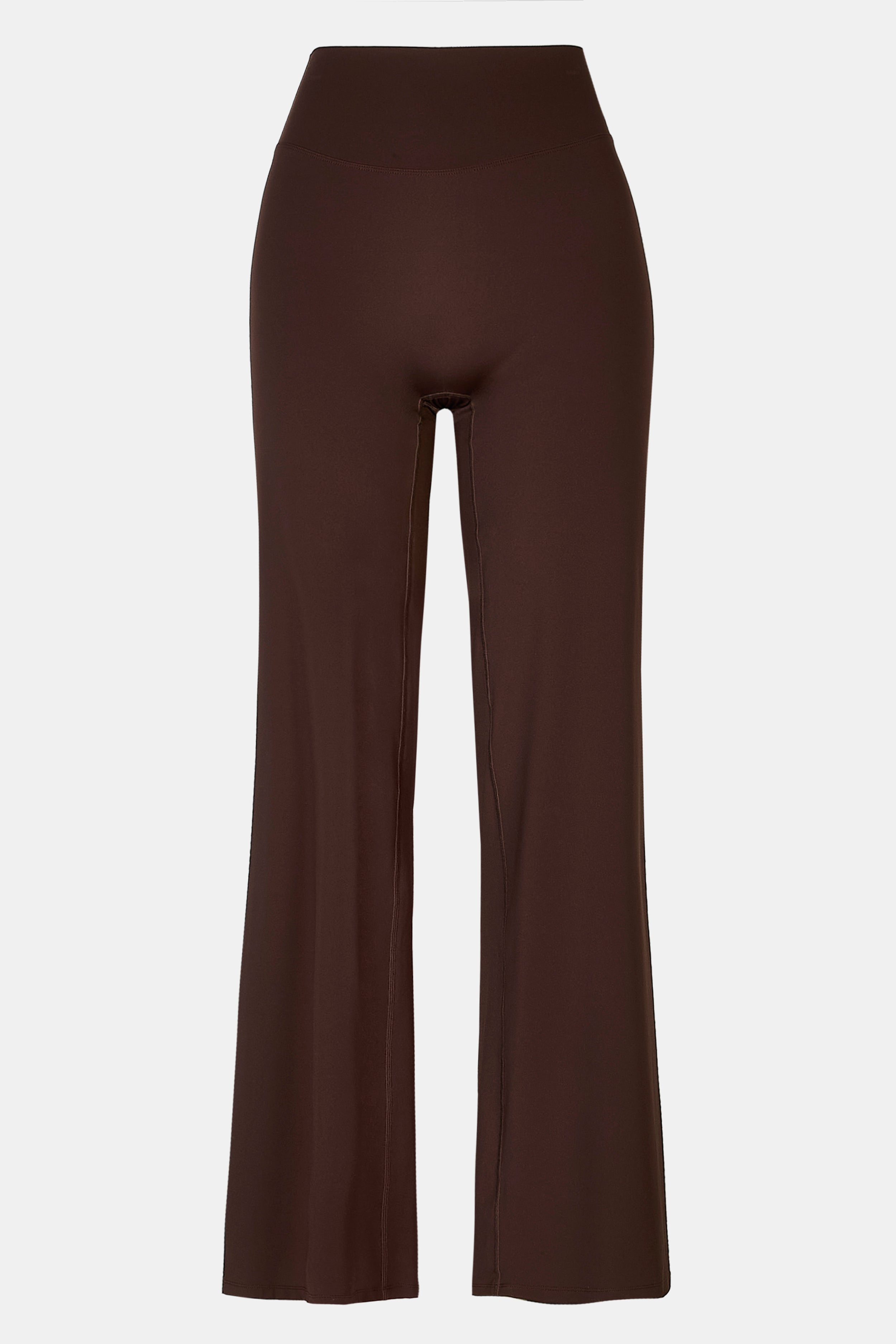 Base Sculpting Wide Leg Trousers - Carob