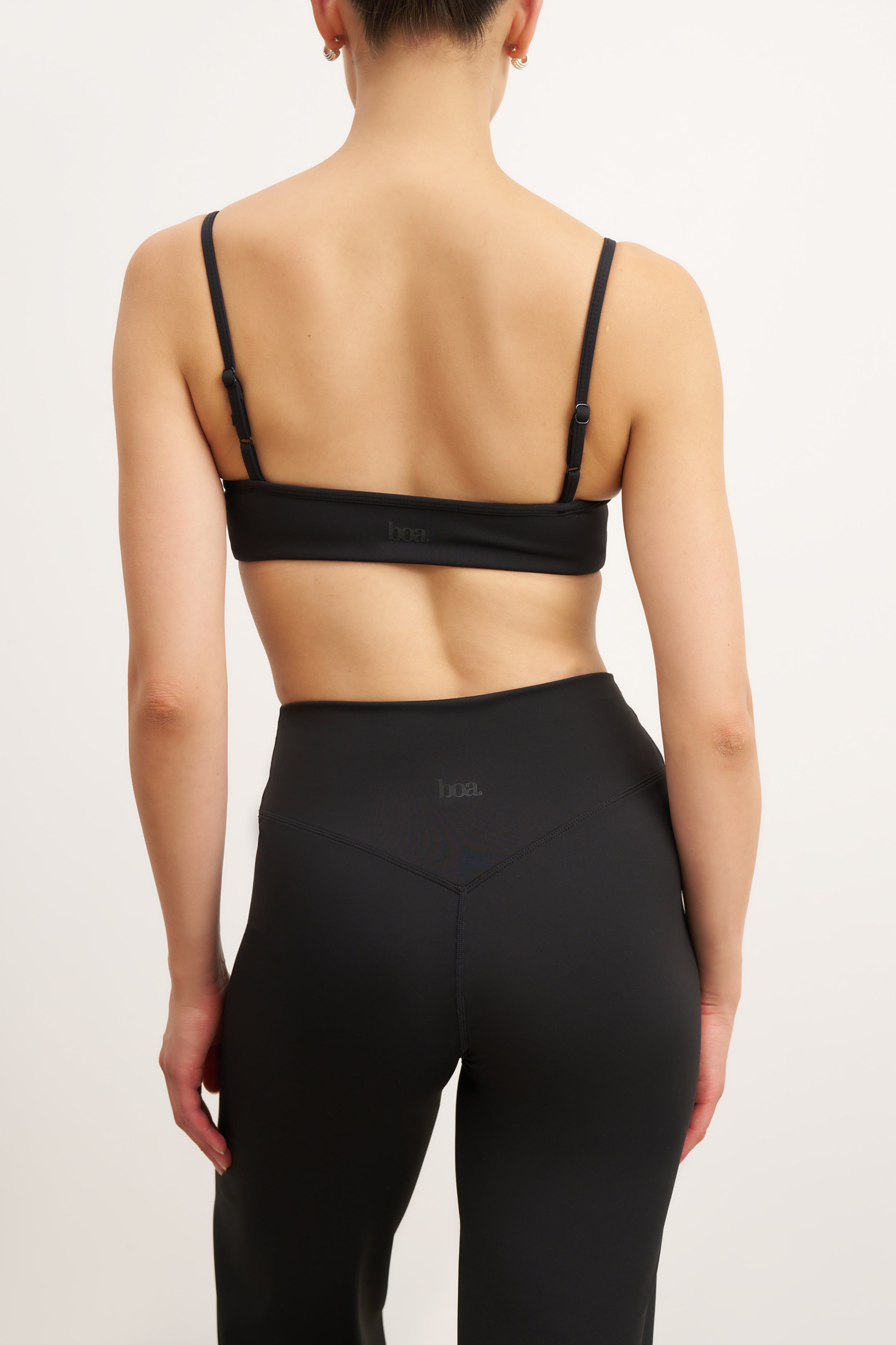 Base Sculpting Wide Leg Trousers - Black