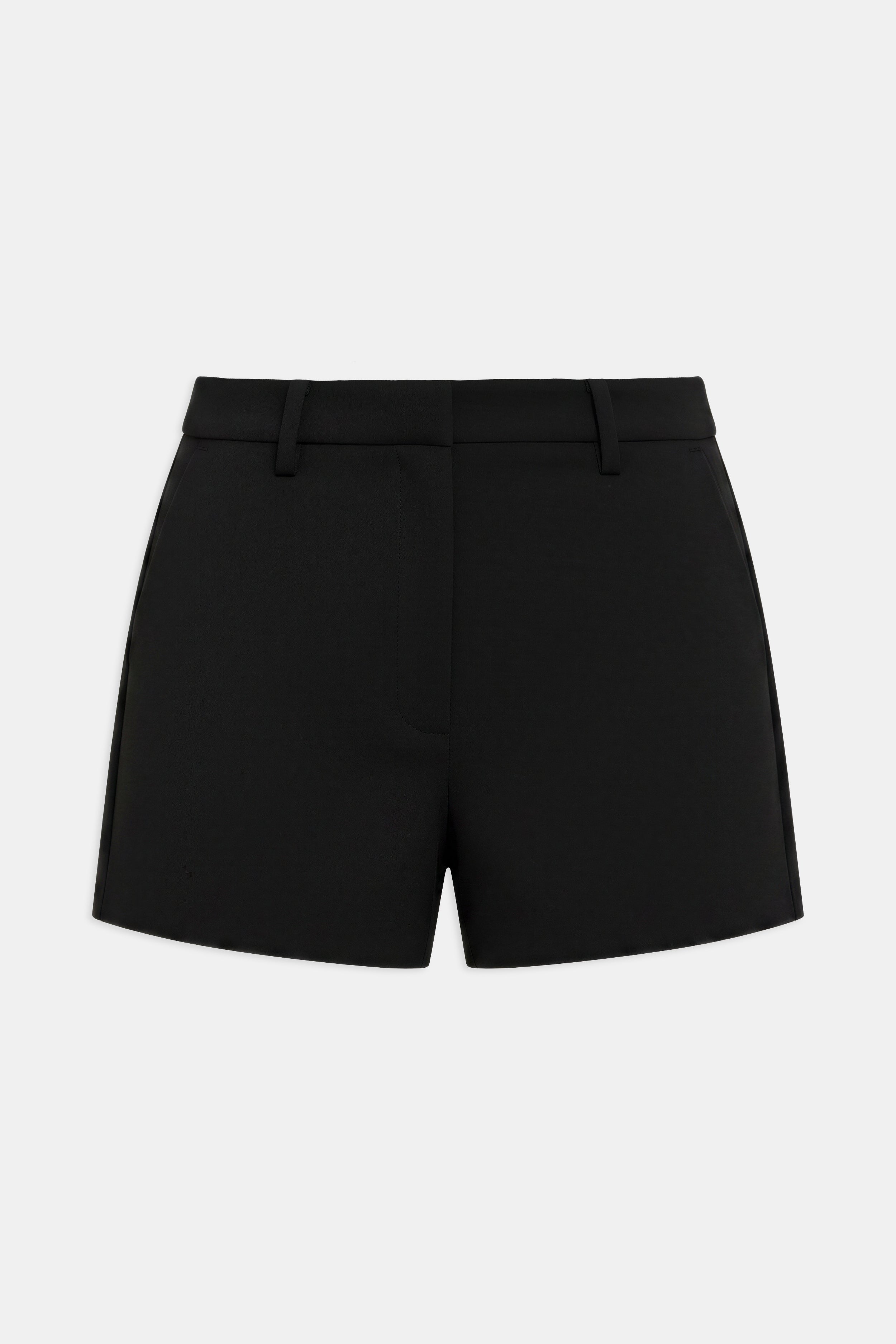 Formal Tailored Micro Shorts - Black
