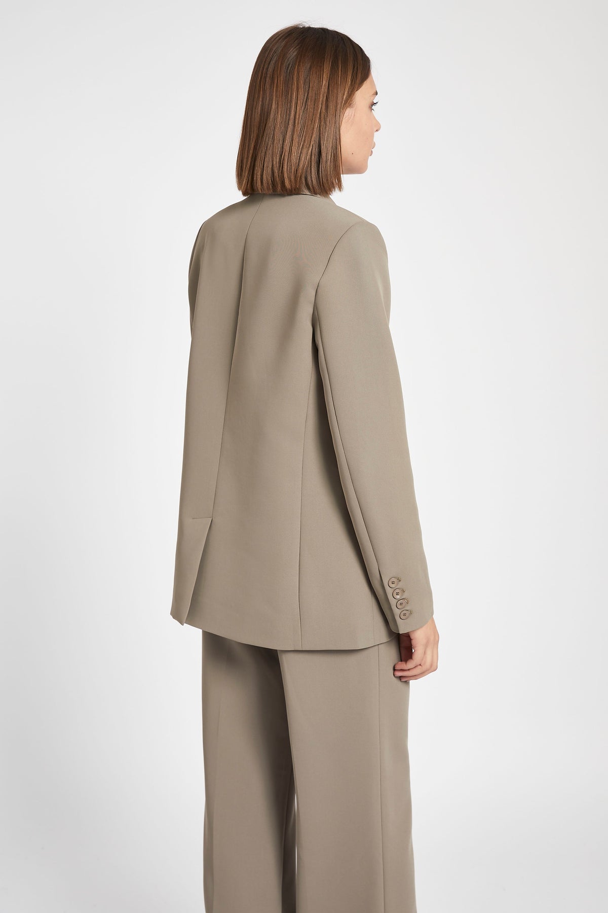 Double Breasted Blazer - Oak