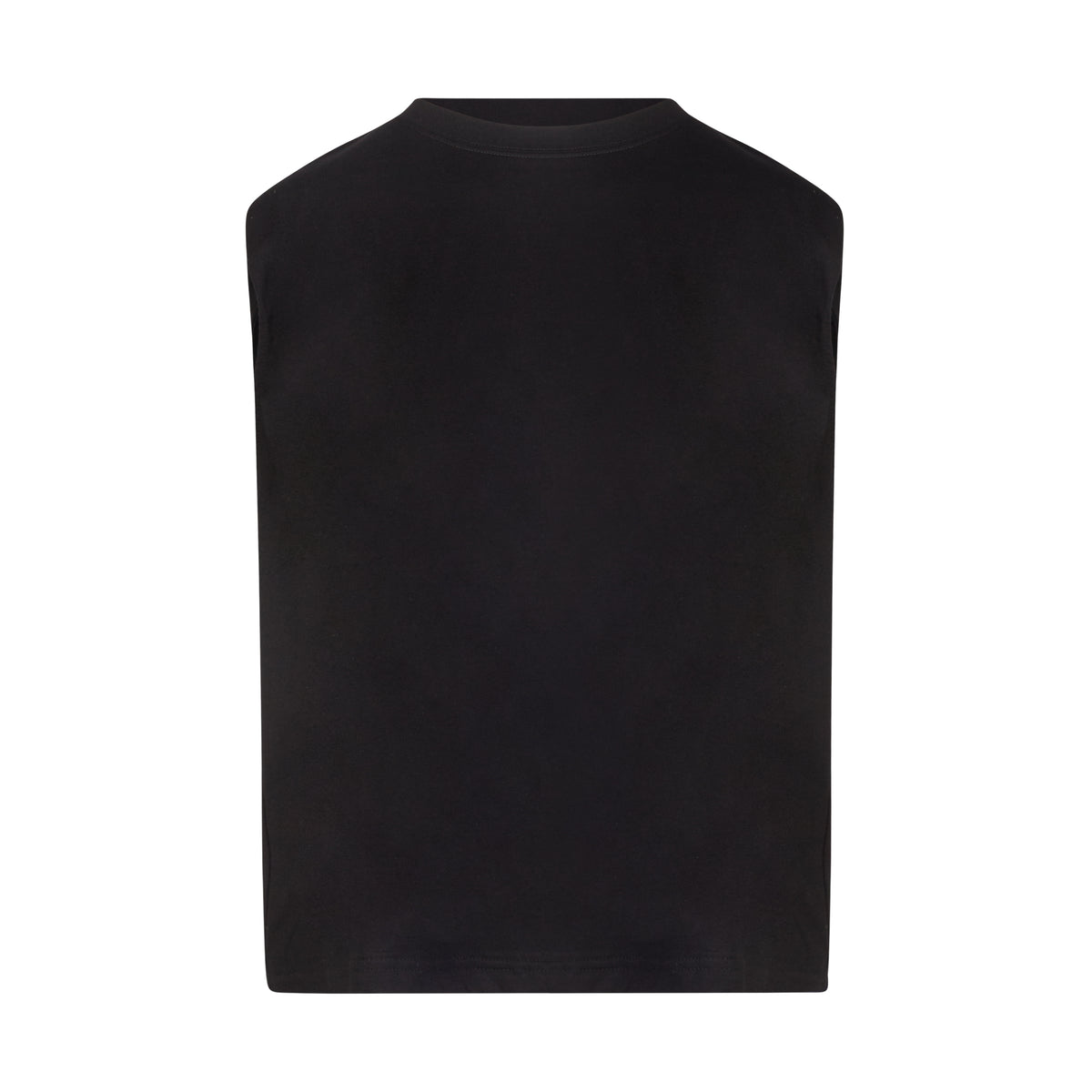 Slouchy Shoulder Pad Tee - Black