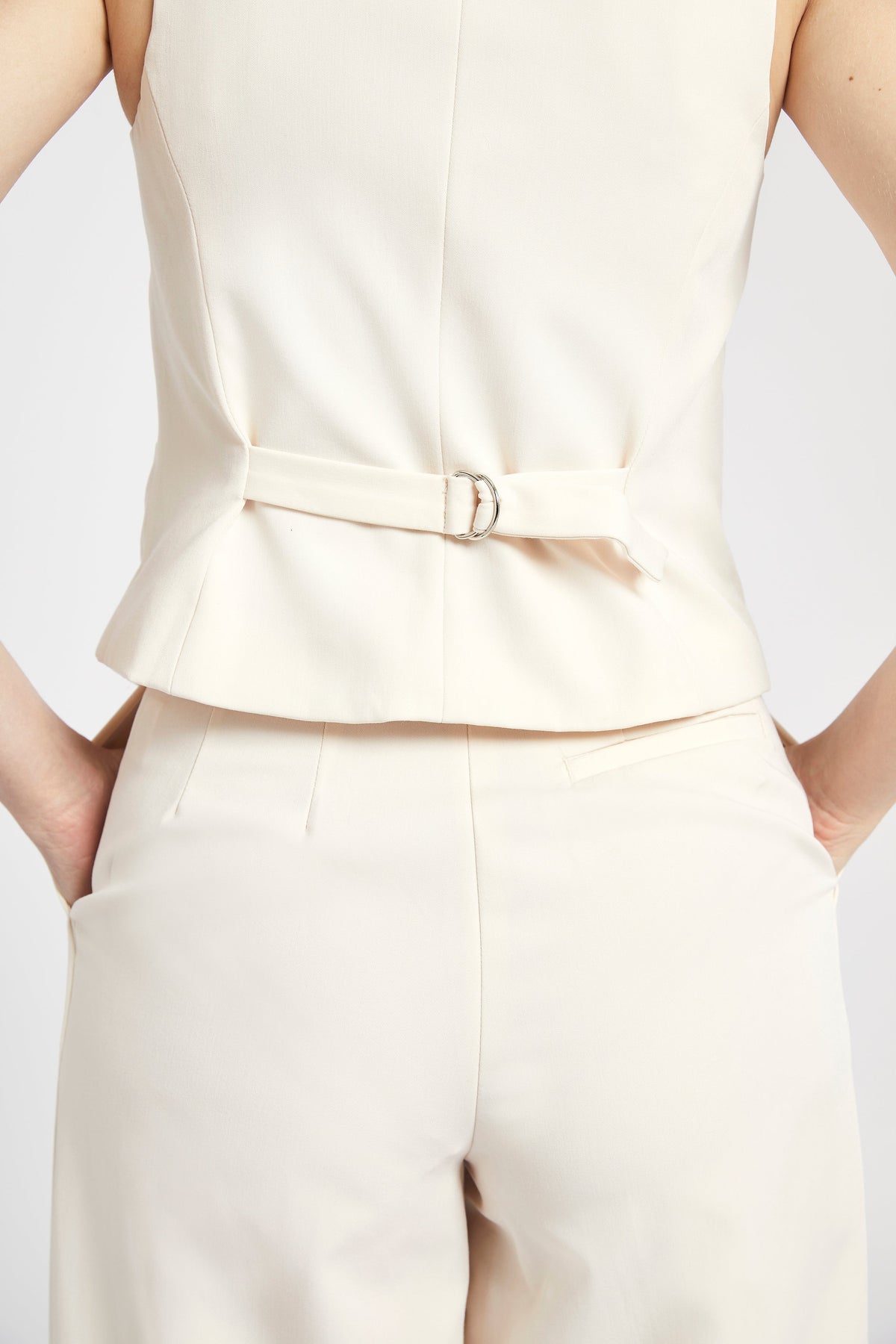 Boxy Waistcoat - Ecru