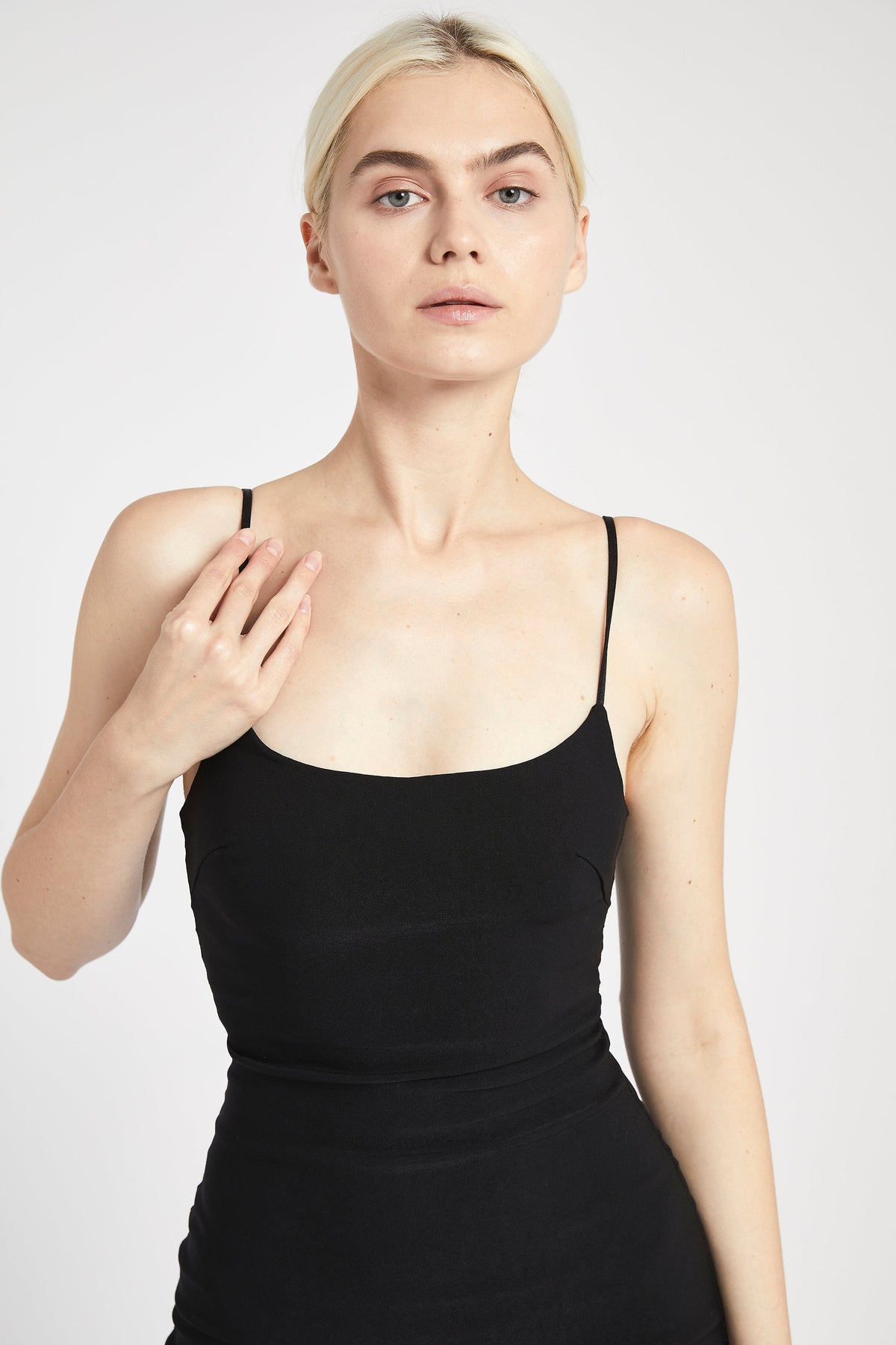 Tailored Mini Dress - Black