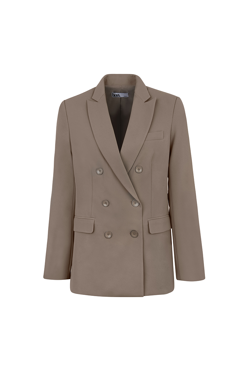 Double Breasted Blazer - Oak