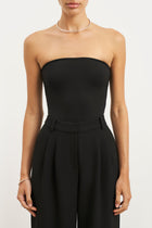 Effortless Pleated Wide Leg Trousers - Black