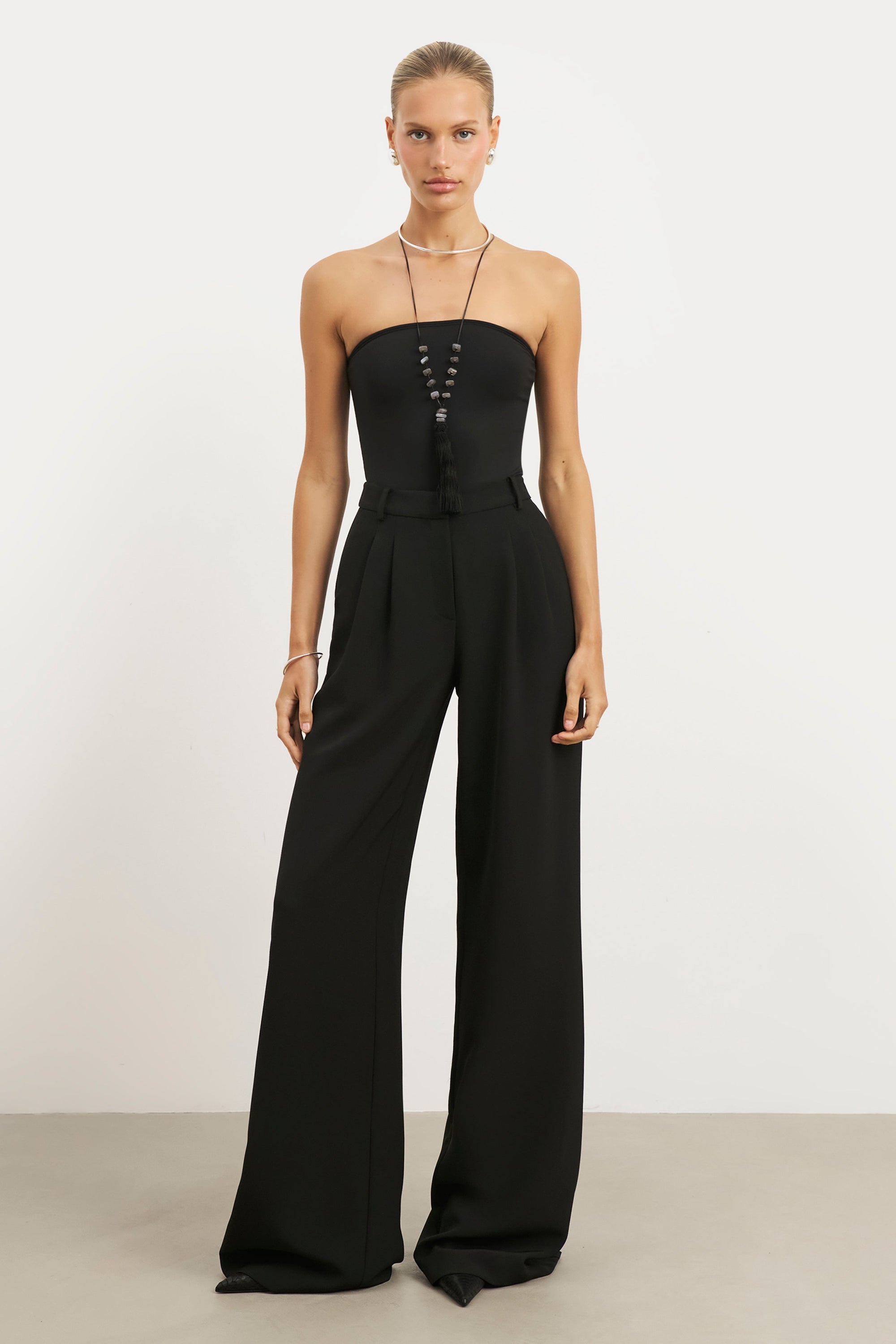 Effortless Pleated Wide Leg Trousers Effortless Pleated Wide Leg Trousers
