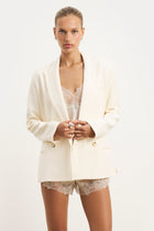 Satin Lace Detail Camisole - Champagne