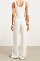 Effortless Wide Leg Trousers - White