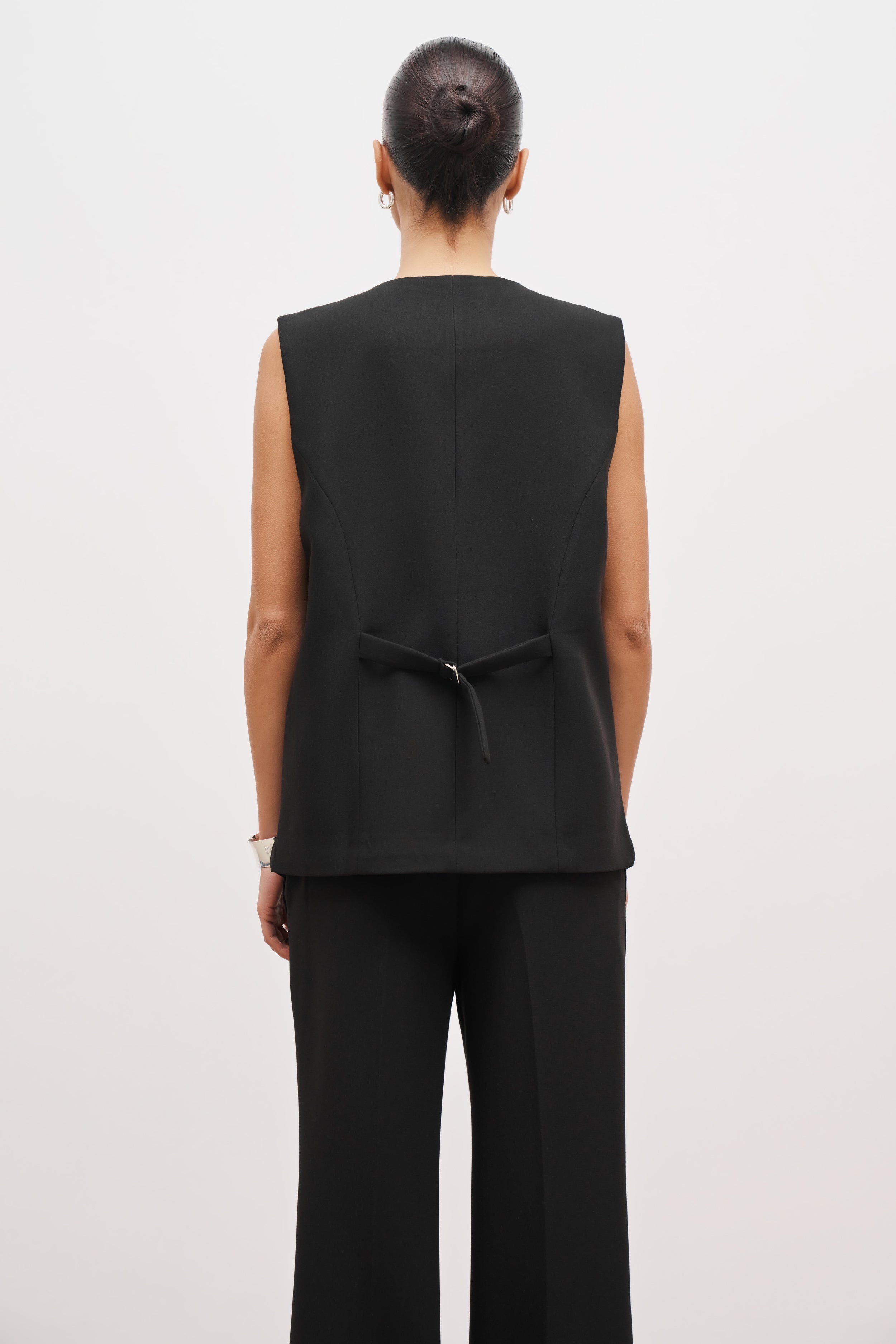 Oversized Waistcoat - Black | BOA