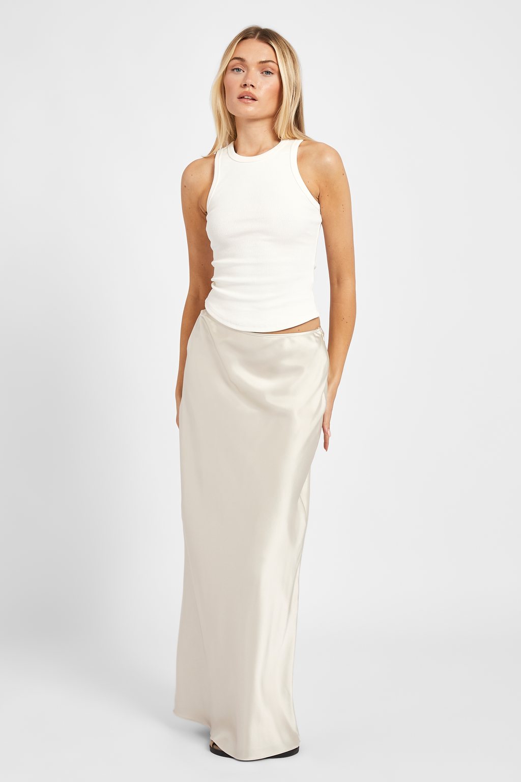 Satin maxi skirt sales xs
