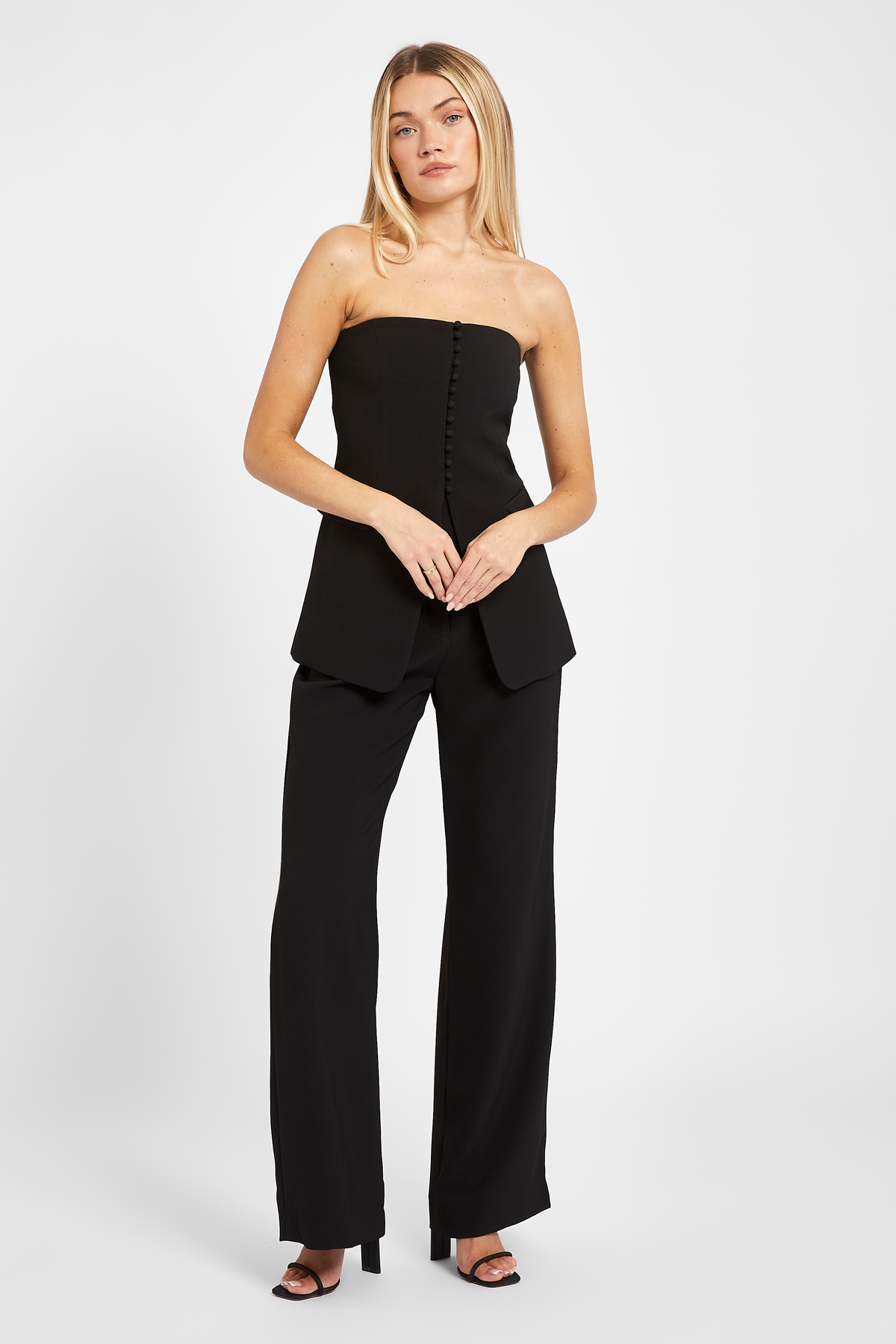 Strapless 2025 black top