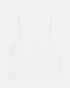 Lace Square Neck Camisole - White