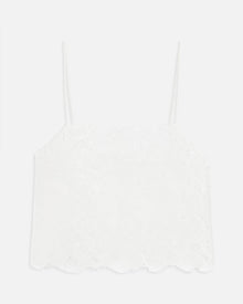 Lace Square Neck Camisole - White