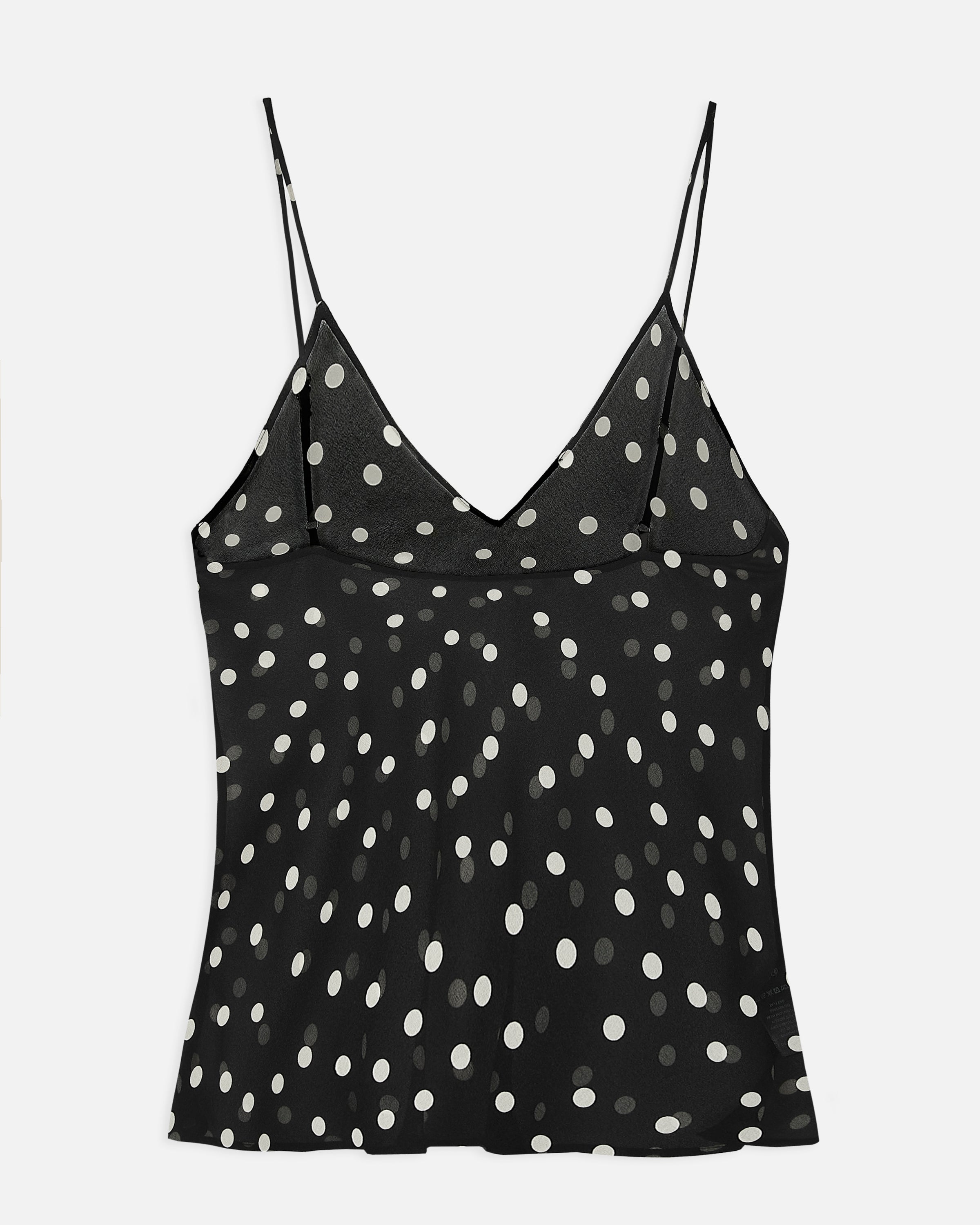 Chiffon V Neck Camisole Top - Maxi Polka Dot | BOA