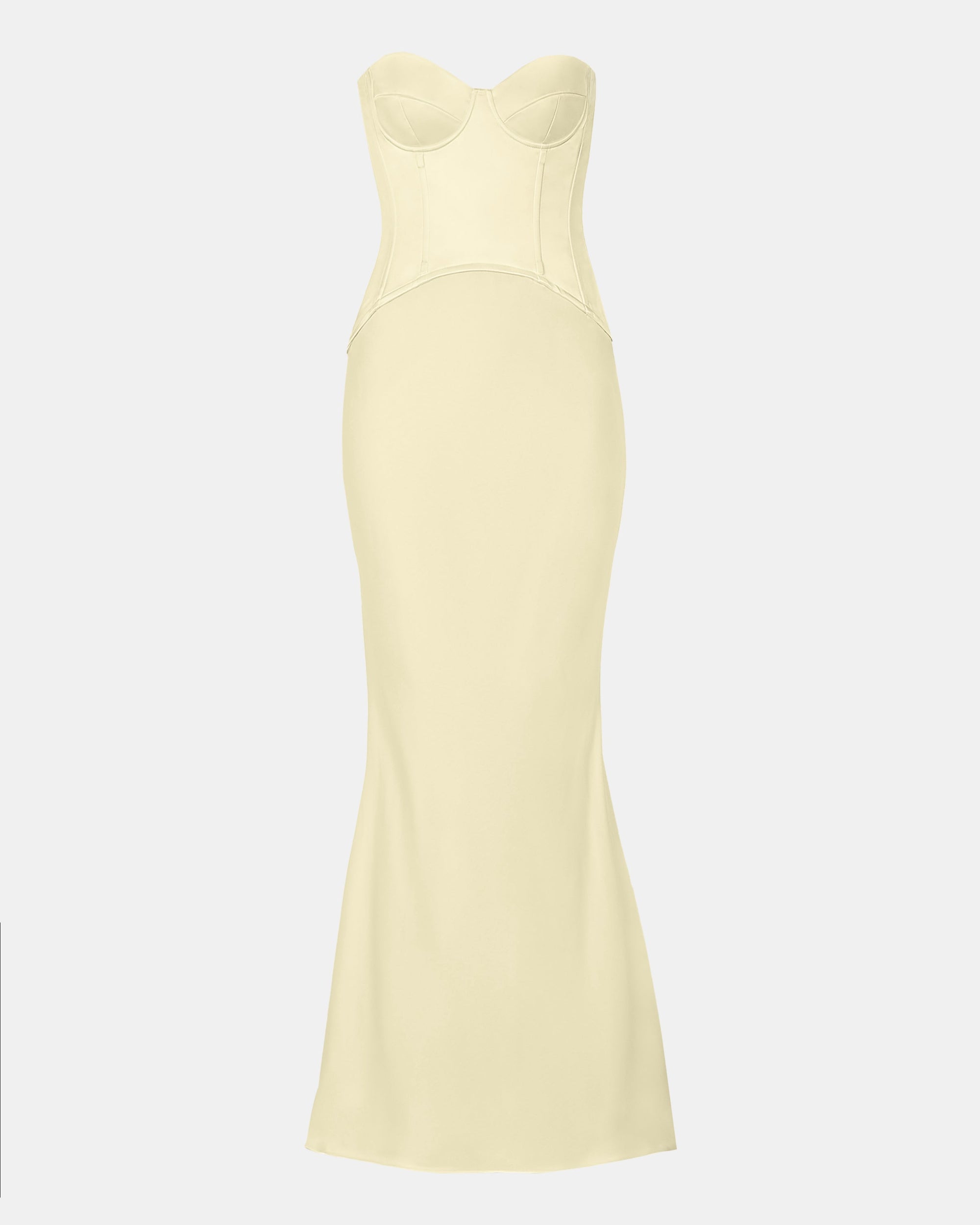 bone corset dress Sheer Bone Corset A-Line Floral Applique Dress NXT1332 smcfashion.com