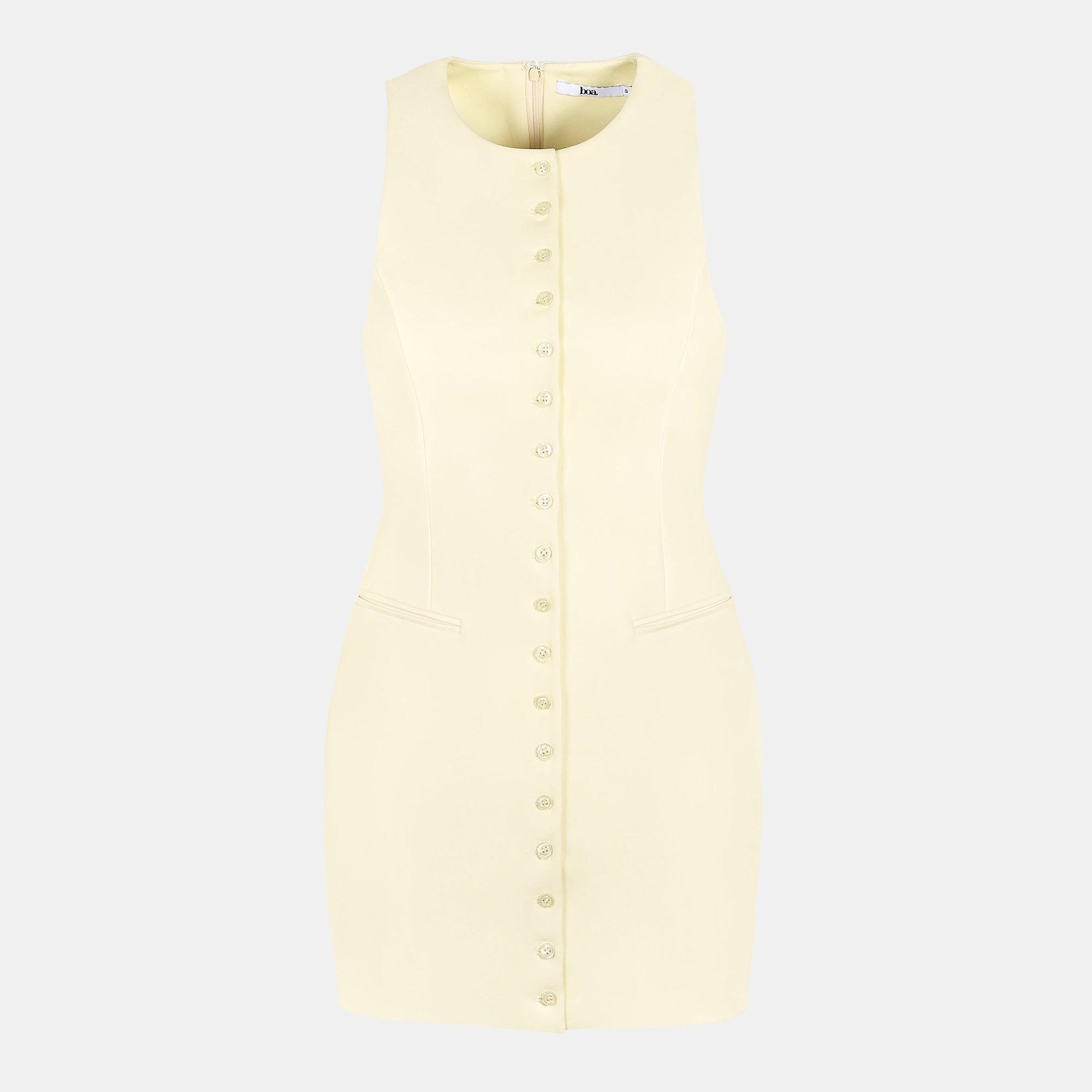 Tailored Button Down Mini Dress Tailored Button Down Mini Dress