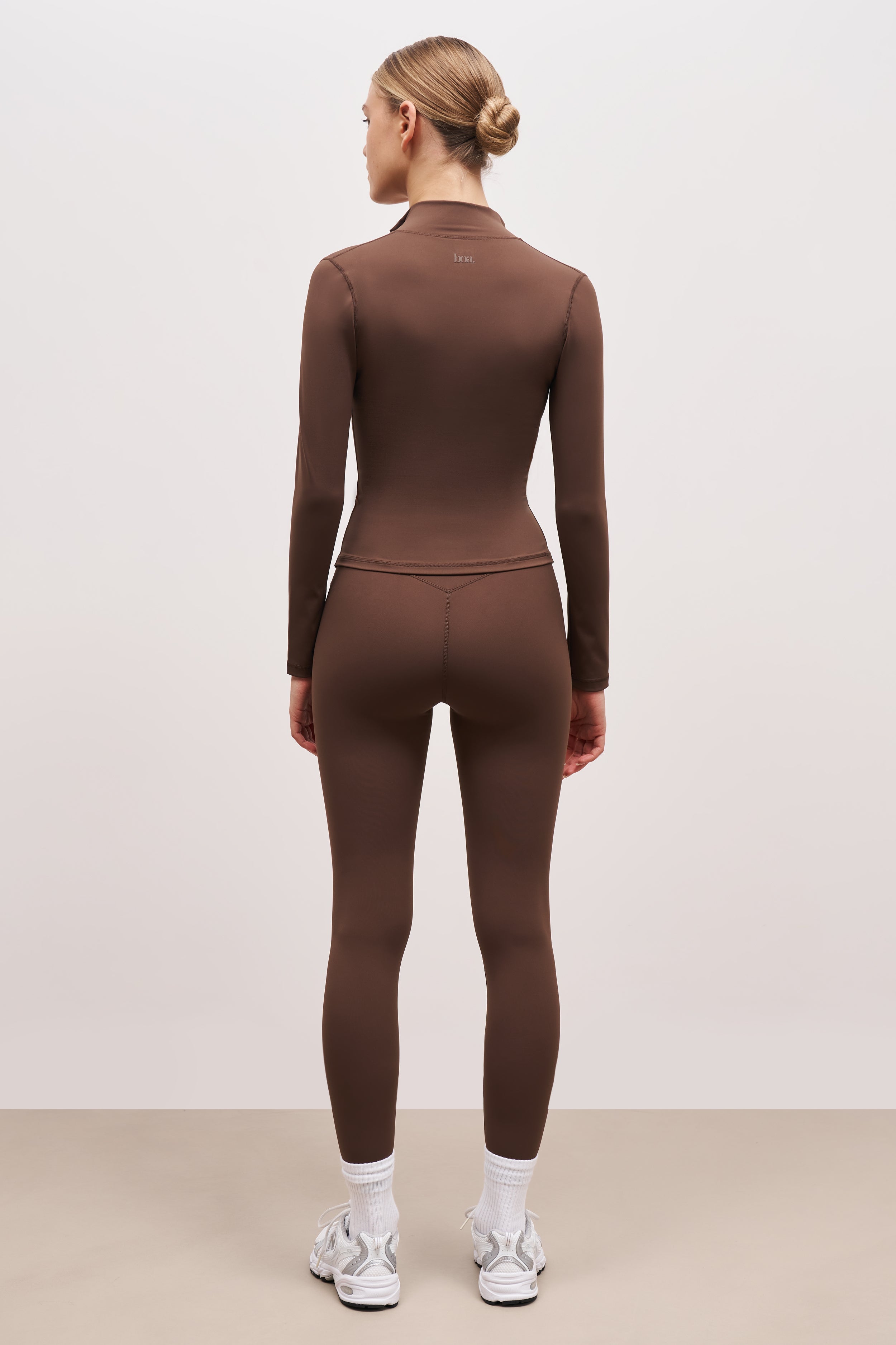 Base Sculpting Zip Up Jacket - Truffle | BOA