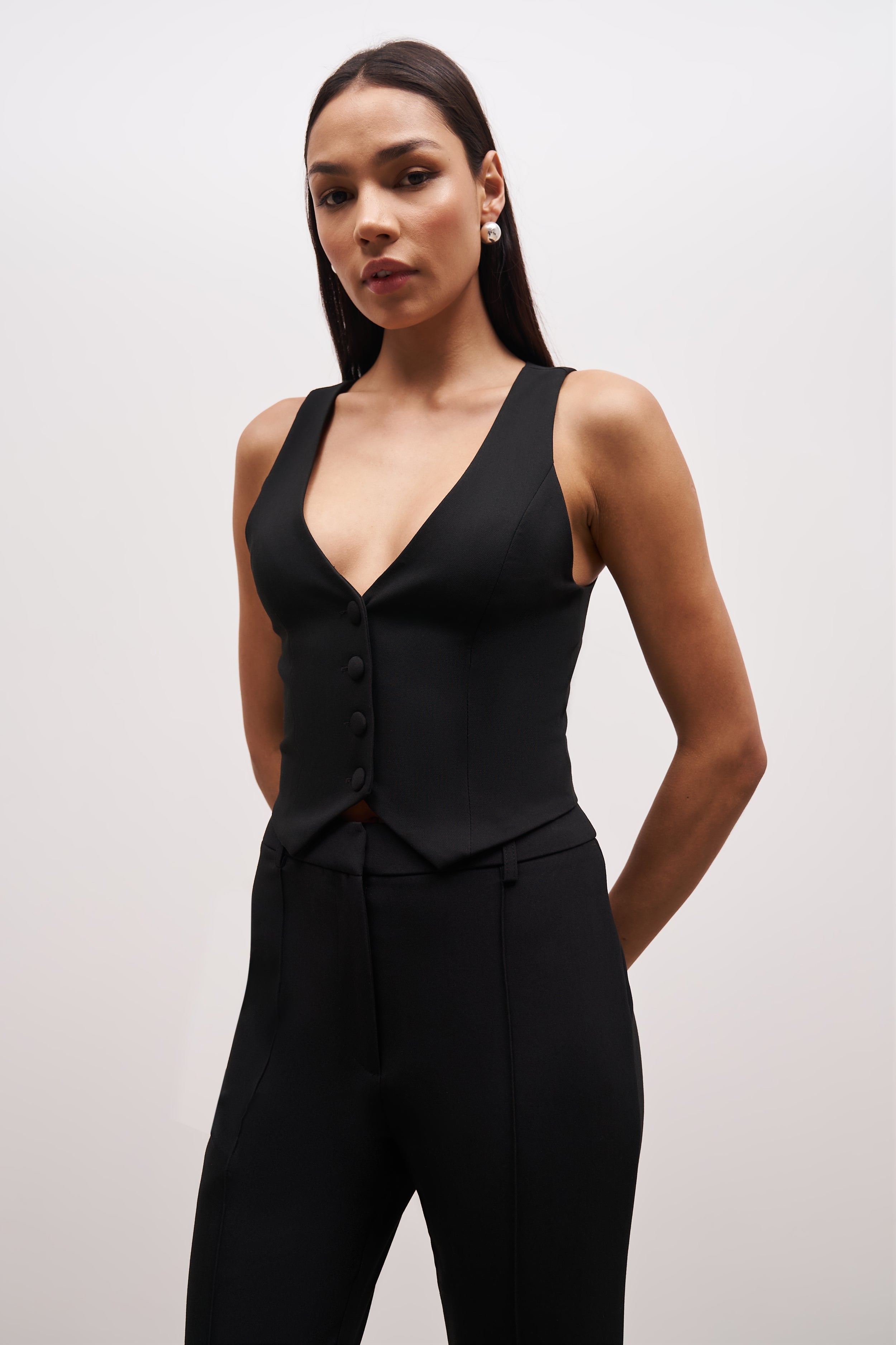 Classic Tailored Waistcoat - Black | BOA