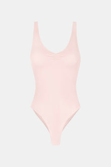 Base Sculpting Ruched Bodysuit - Marshmallow