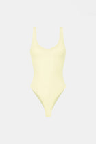 Base Sculpting Ruched Bodysuit - Buttermilk