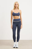 Base Contrast Trim Leggings - Midnight Blue/Tofu