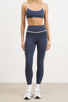 Base Contrast Trim Leggings - Midnight Blue/Tofu