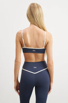Base Contrast Trim Leggings - Midnight Blue/Tofu