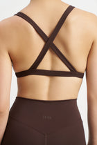 Base Sculpting Triangle Bra - Carob