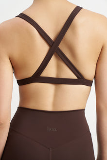 Base Sculpting Triangle Bra - Carob
