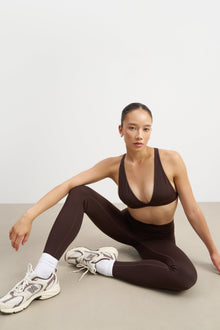 Base Sculpting Triangle Bra - Carob