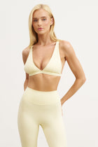 Base Sculpting Triangle Bra - Buttermilk