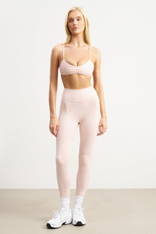 Base Sculpting Skinny Ruched Bra - Marshmallow