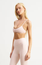 Base Sculpting Skinny Ruched Bra - Marshmallow
