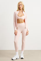 Base Sculpting Zip Up Jacket - Marshmallow