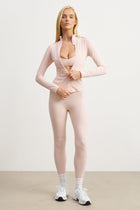 Base Sculpting Zip Up Jacket - Marshmallow