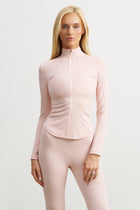 Base Sculpting Zip Up Jacket - Marshmallow