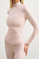 Base Sculpting Zip Up Jacket - Marshmallow