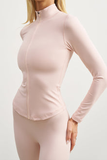 Base Sculpting Zip Up Jacket - Marshmallow