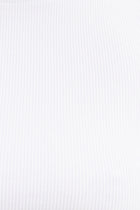 Soft Ribbed T Shirt - White