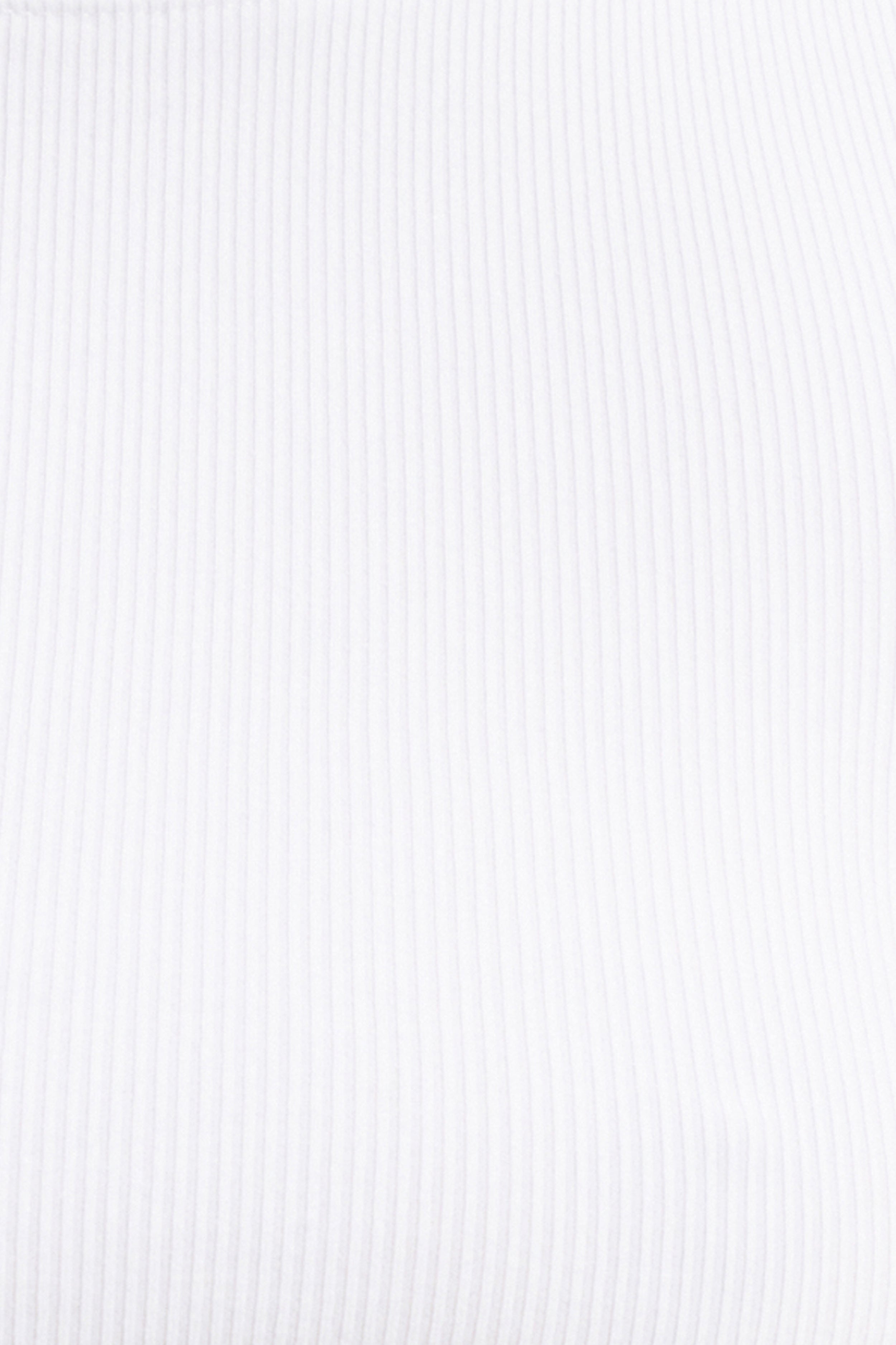 Soft Ribbed T Shirt - White