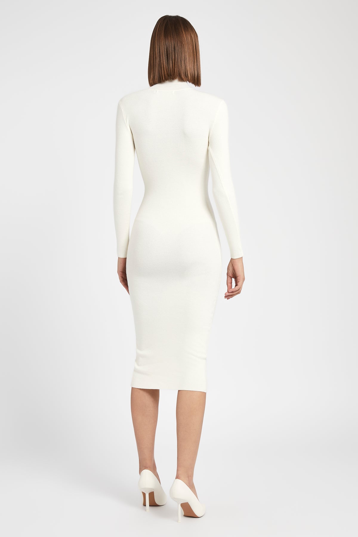 Fine knit on sale midi dress