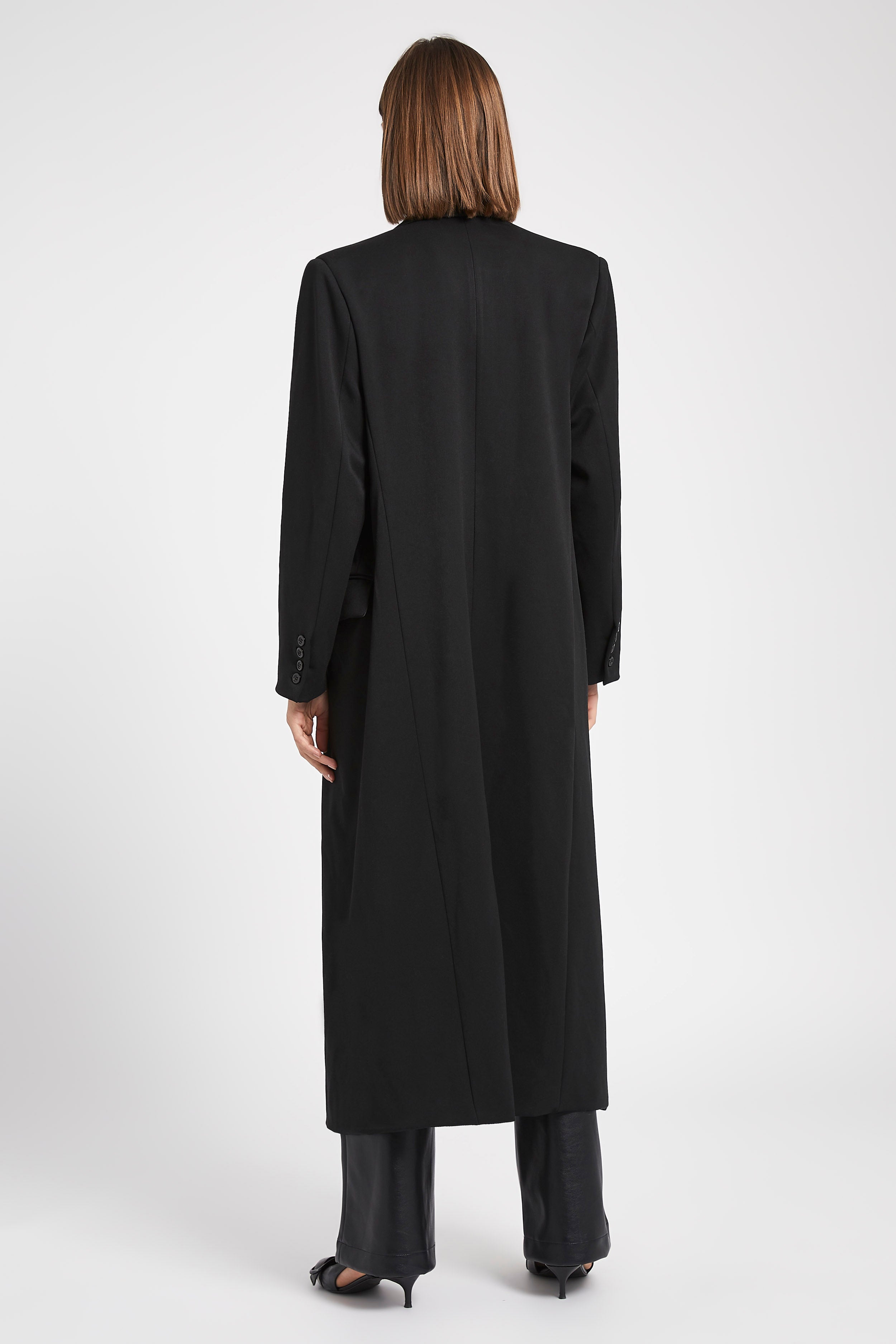 Long Boa Hooded Coat　X2568 main image 0