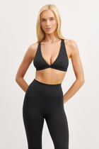 Base Sculpting Triangle Bra - Black