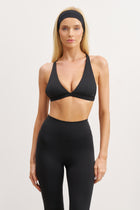 Base Sculpting Triangle Bra - Black