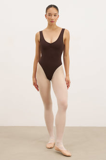 Base Sculpting Ruched Bodysuit - Carob
