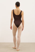 Base Sculpting Ruched Bodysuit - Carob