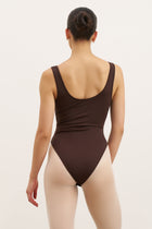 Base Sculpting Ruched Bodysuit - Carob