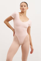 Base Sculpting Cross Back Bodysuit - Marshmallow